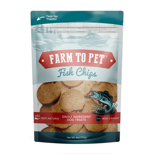 Fish Chips for Dogs | Wild-Caught Fish Dog Treats